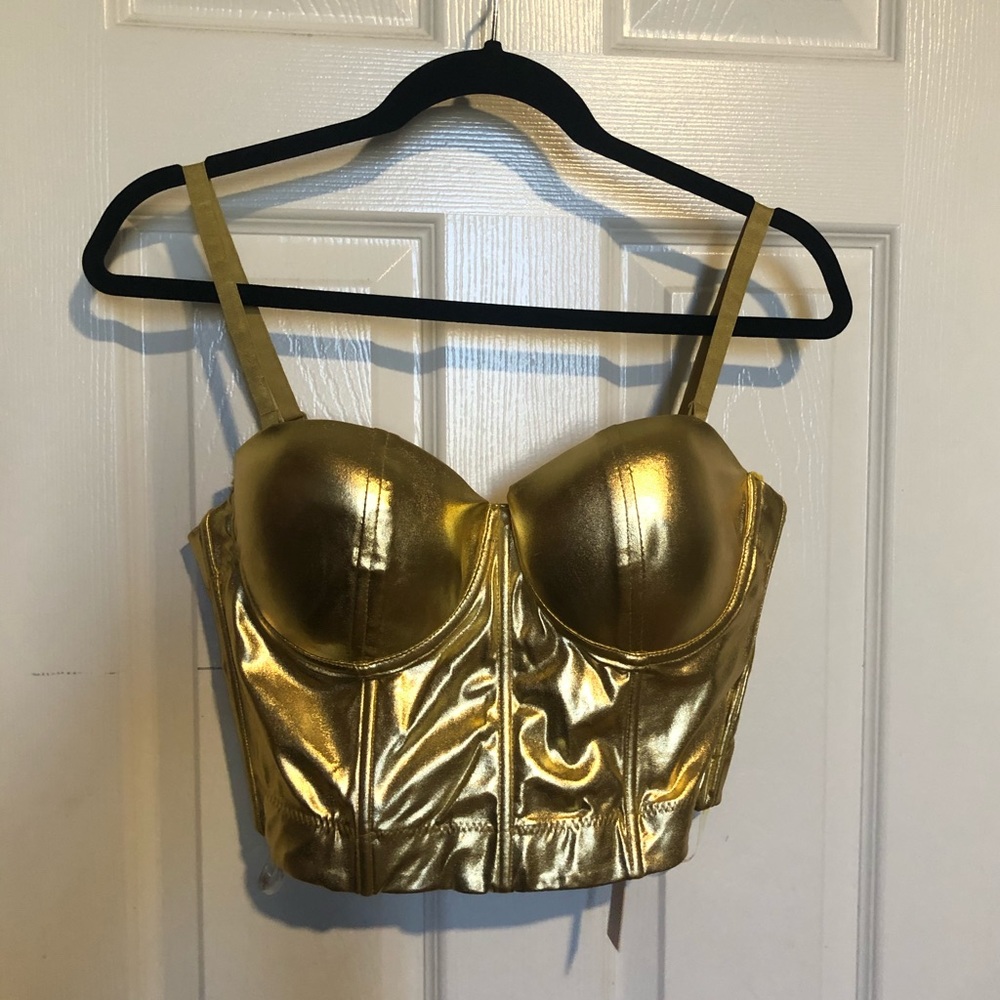 Gold Bustier Corset